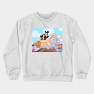 Jamie and Claire having fun at Fantasy land Crewneck Sweatshirt